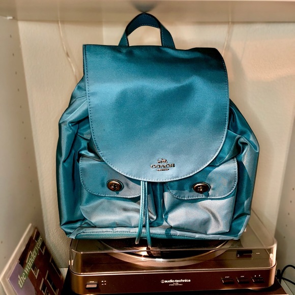 Coach Bags Brand New Coach Backpackpurse Dark Teal Poshmark